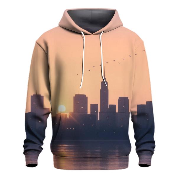 Lavender City Lullaby heavyweight hoodies
