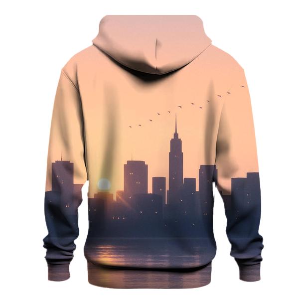 Lavender City Lullaby heavyweight hoodies