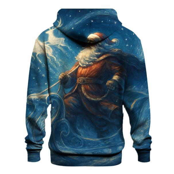 Galactic Sleigh Conductor printed hoodies