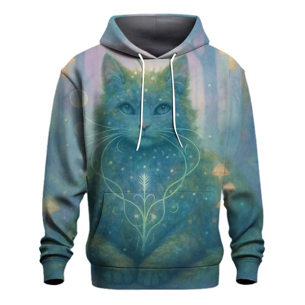 Dreamweaver Forest Spirit Cat hoodies fashion