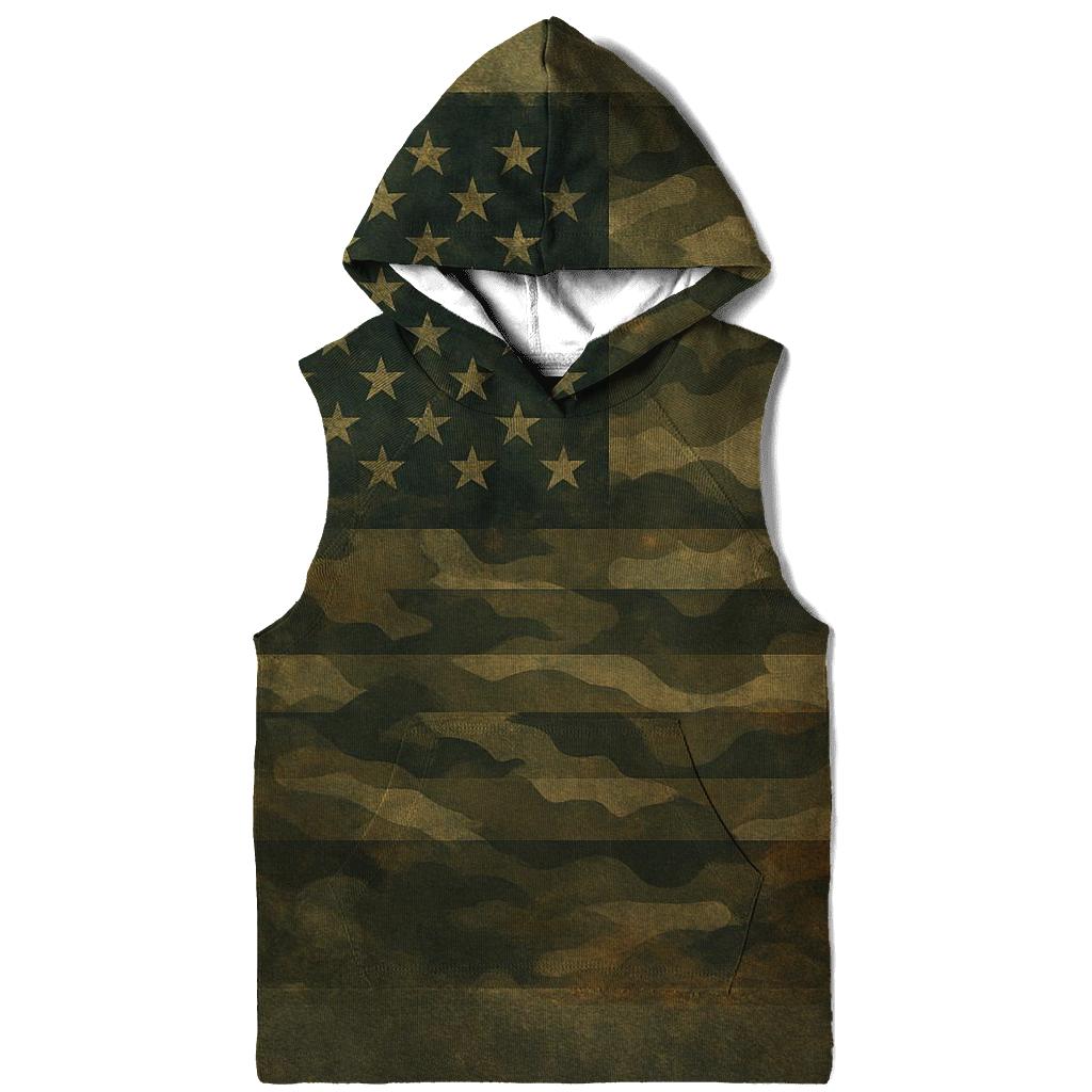 Camouflage Stars Embrace pullover hoodies