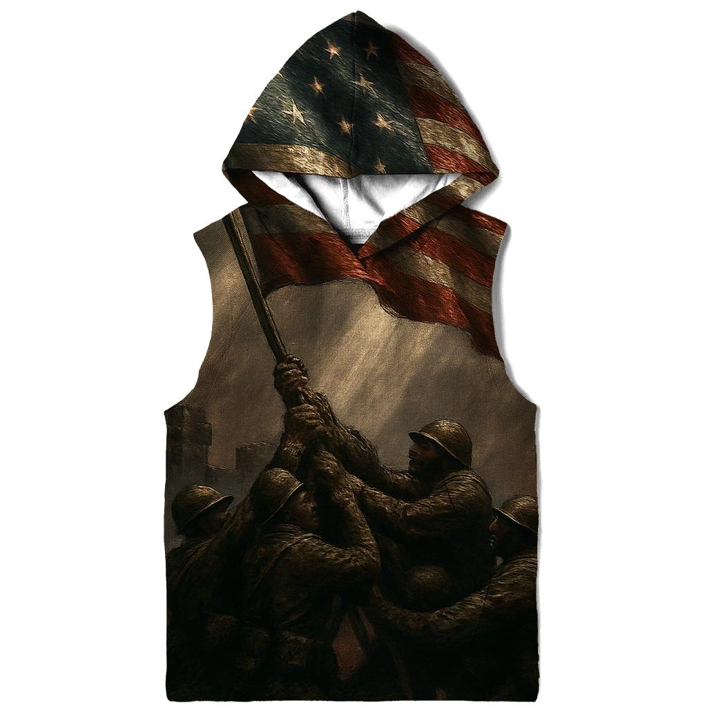 Rising Colors Over Ruins zip-up hoodies