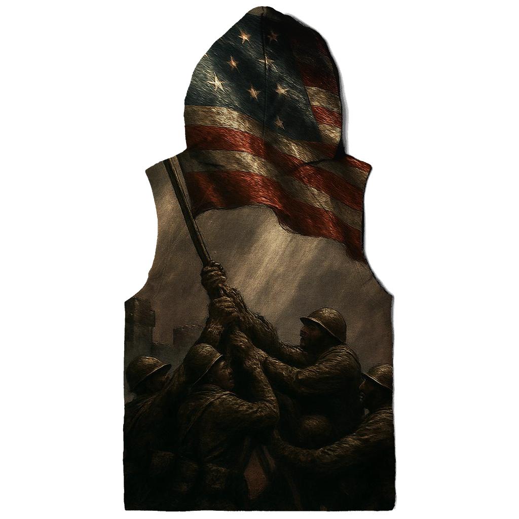 Rising Colors Over Ruins zip-up hoodies