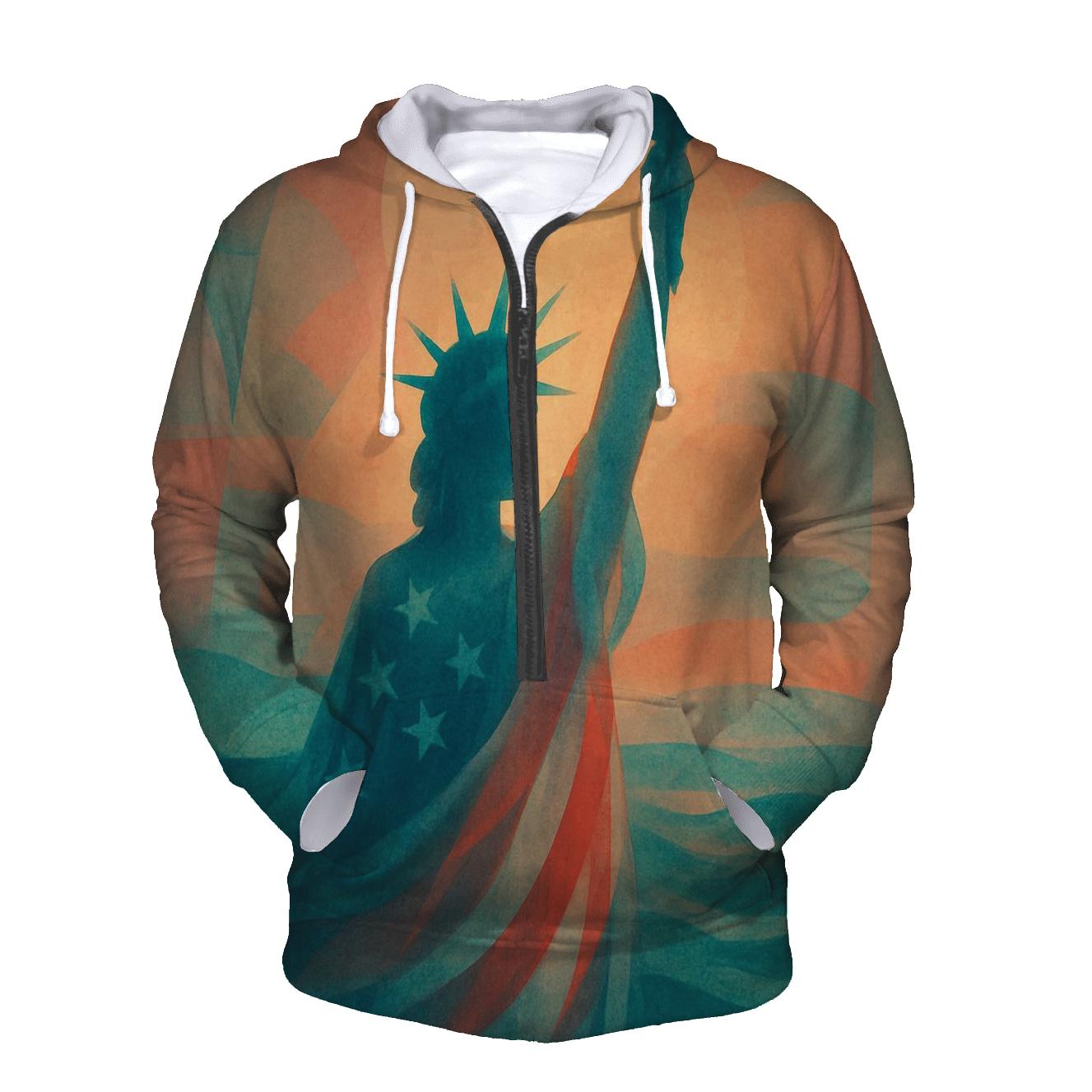 Statue Light Drapery pullover hoodies