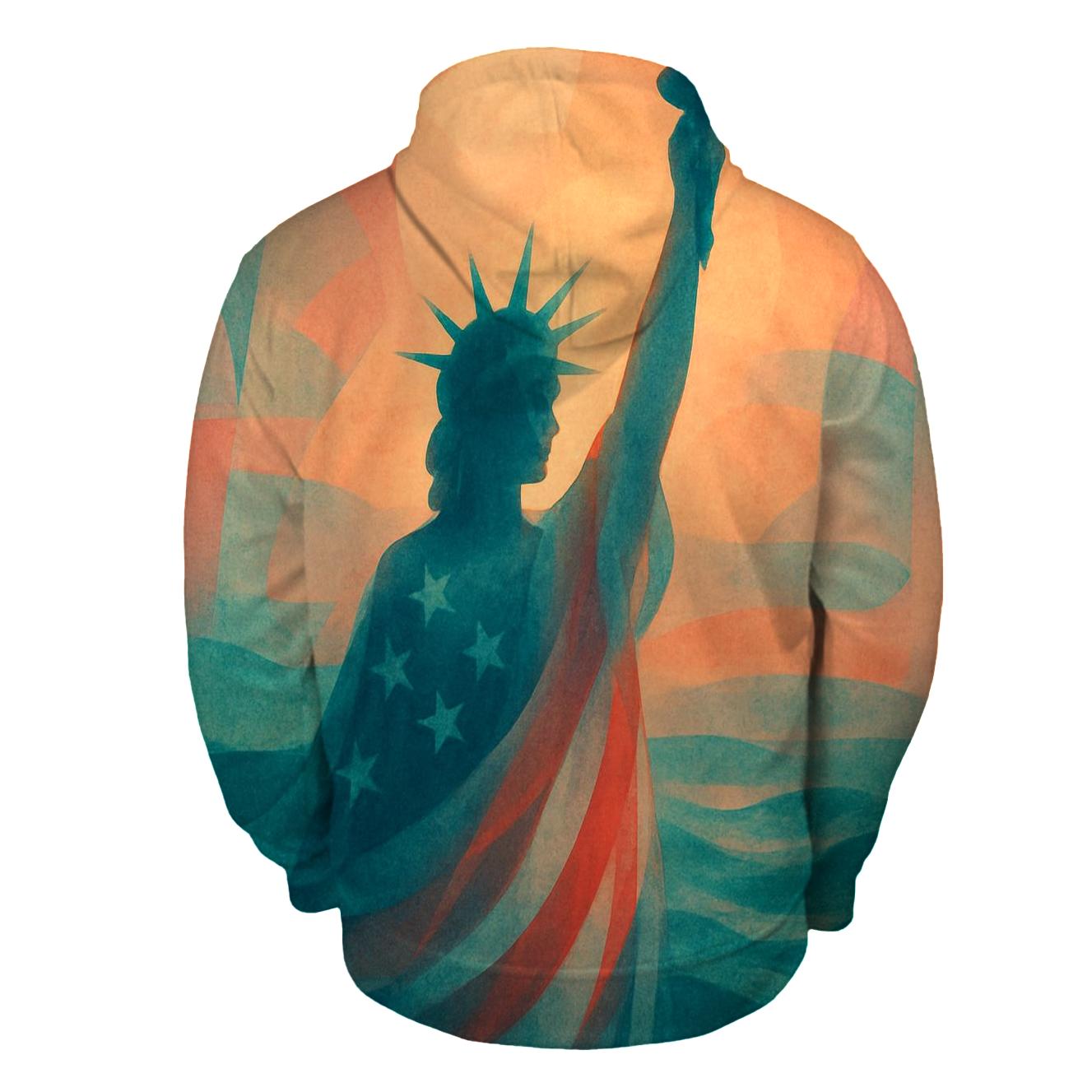 Statue Light Drapery pullover hoodies