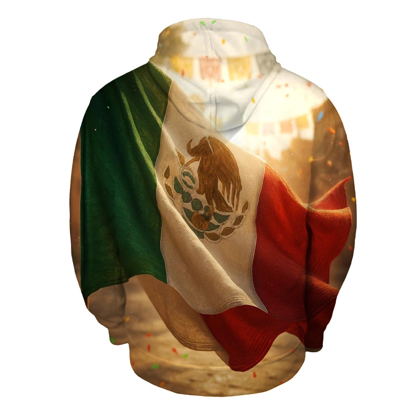 Mexico Fiesta Fabric Dance printed hoodies