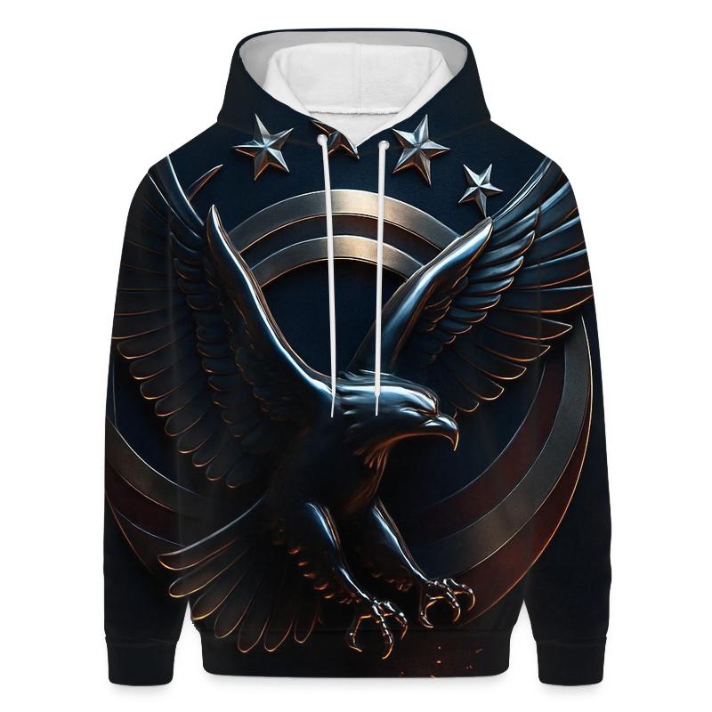 Eagle Halo Banner pullover hoodies