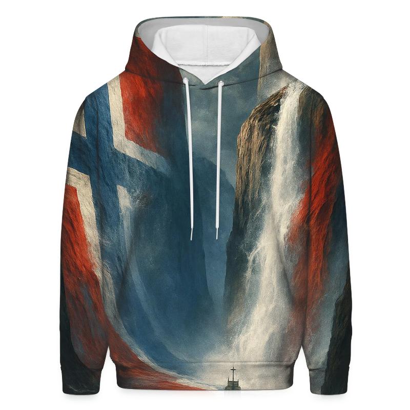 Norway Fjord Surreal hoodie designs