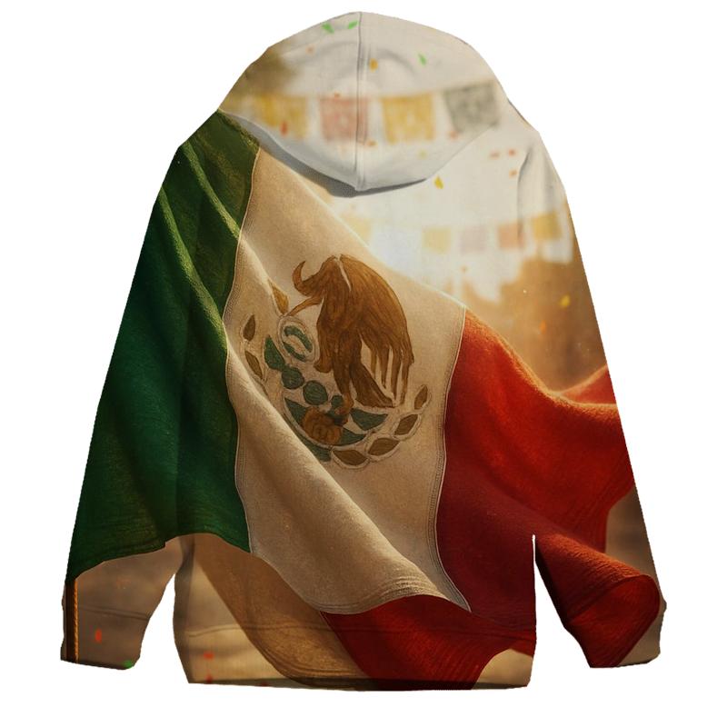 Mexico Fiesta Fabric Dance lightweight hoodies