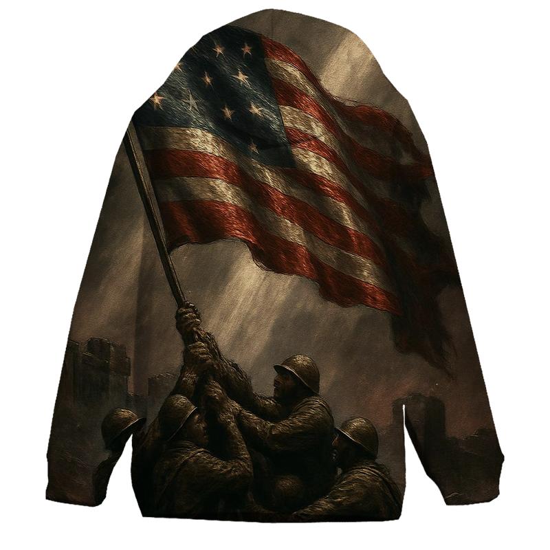 Rising Colors Over Ruins premium hoodies