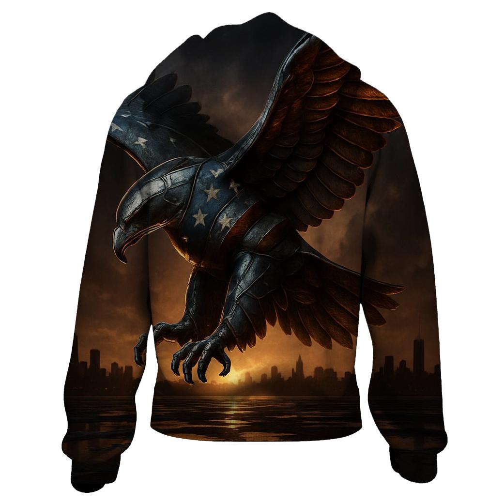 United States Metallic Eagle lightweight hoodies