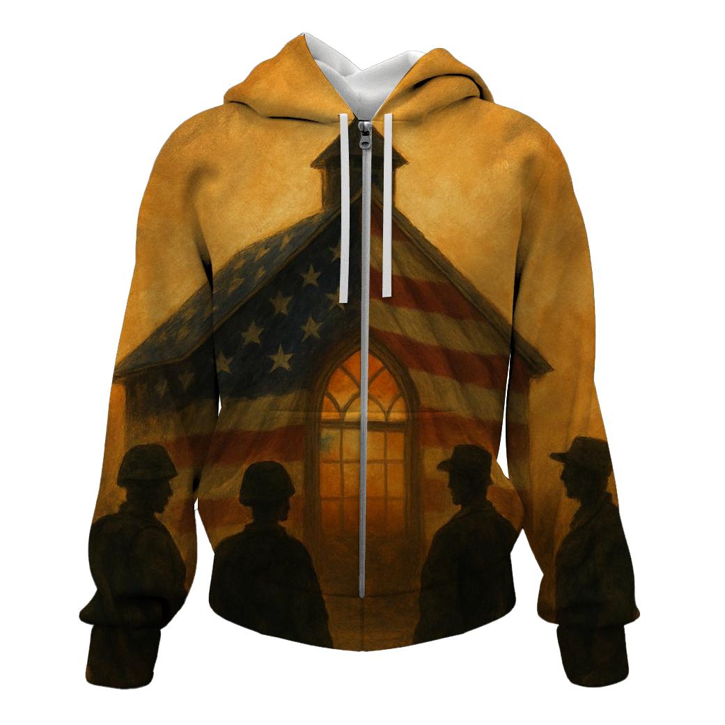 Guardian Chapel Flag lightweight hoodies