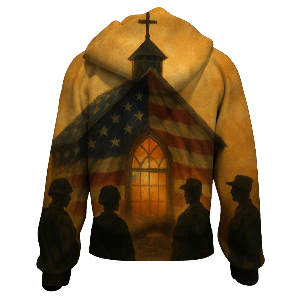 Guardian Chapel Flag lightweight hoodies