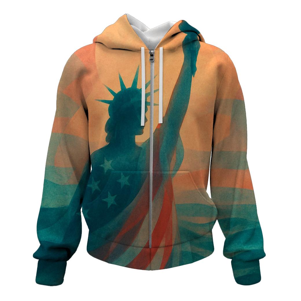 Statue Light Drapery graphic hoodies