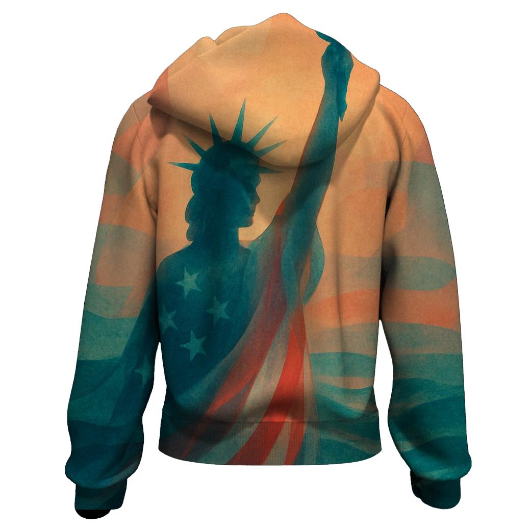 Statue Light Drapery graphic hoodies