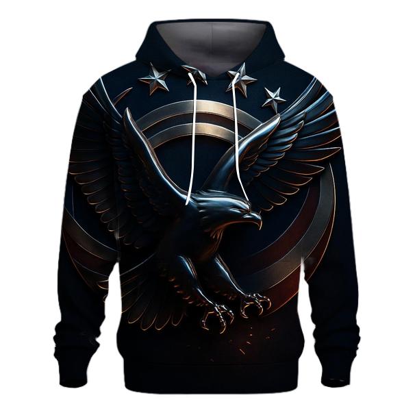 Eagle Halo Banner premium hoodies