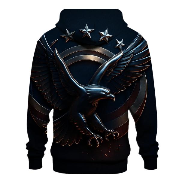 Eagle Halo Banner premium hoodies