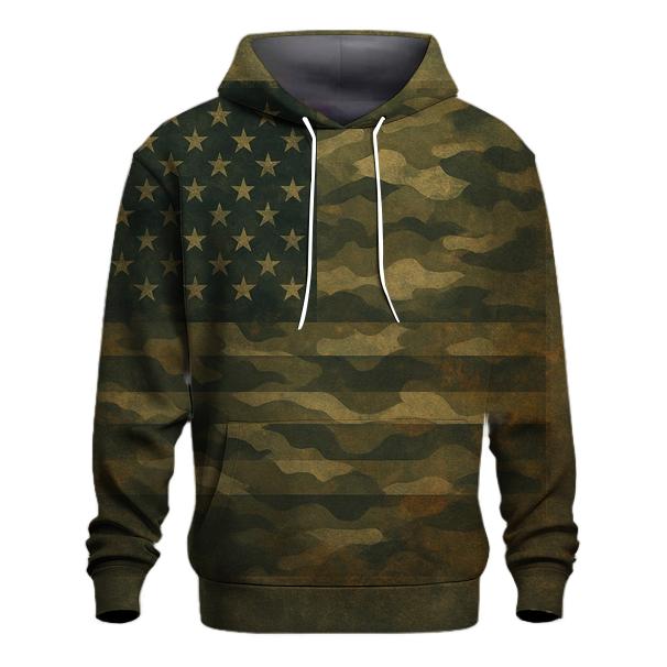 Camouflage Stars Embrace hoodie trends