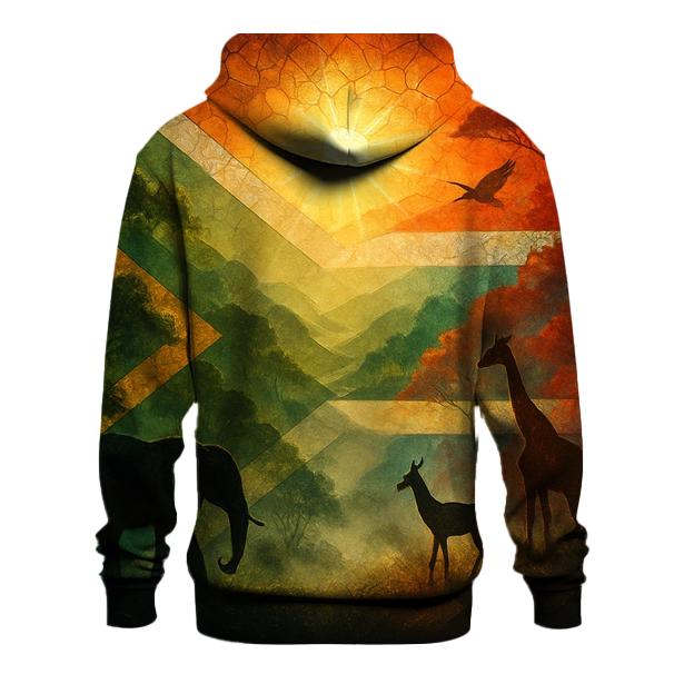 South Africa Mosaic Forest premium hoodies