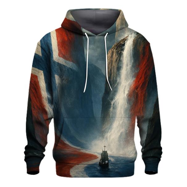 Norway Fjord Surreal hoodie trends