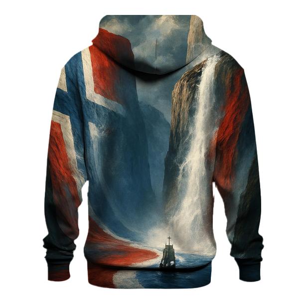Norway Fjord Surreal hoodie trends