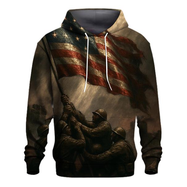 Rising Colors Over Ruins pullover hoodies