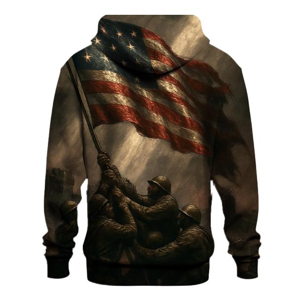 Rising Colors Over Ruins pullover hoodies