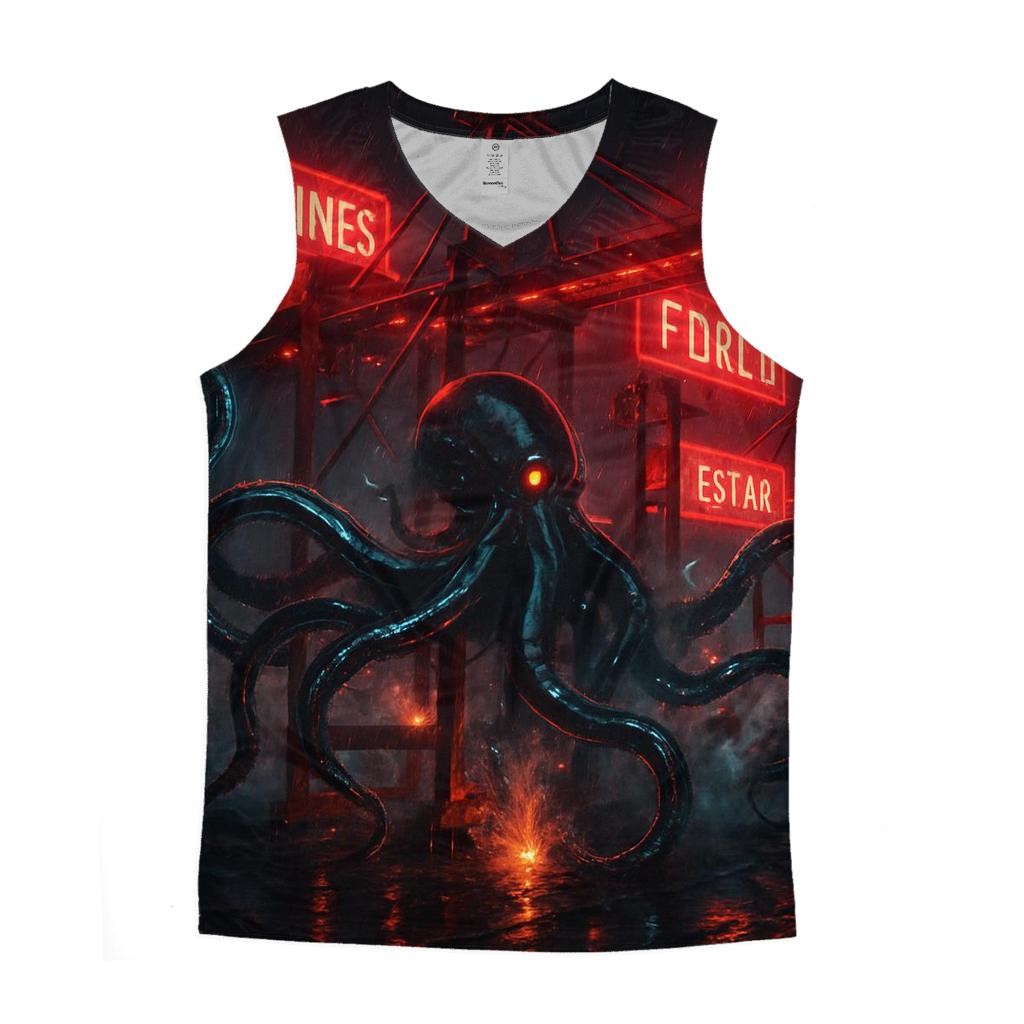 Chrome Harbor Kraken sports performance tank tops