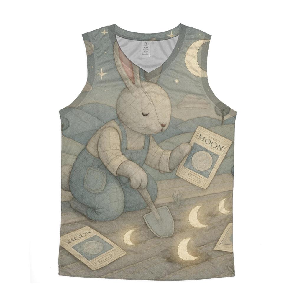 Stitched Lunar Gardener personalized athletic tanks