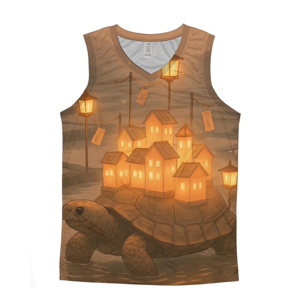 Paper Lantern Tortoise designer workout tanks
