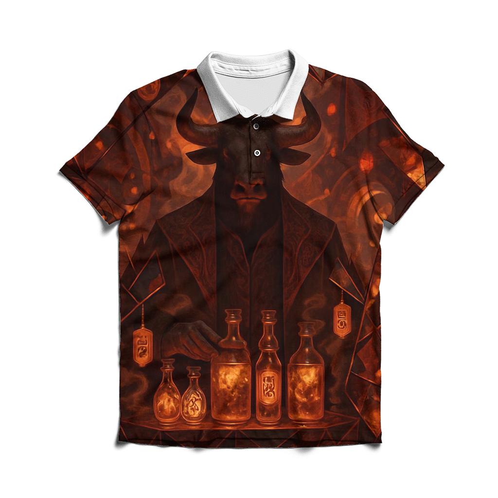 Mirror Market Minotaur custom polo shirts