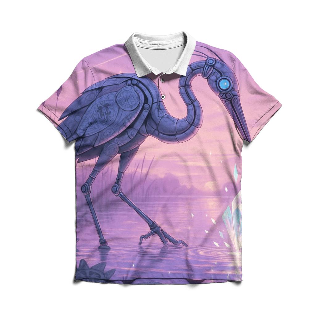 Heliotrope Mechanical Heron classic pique polos