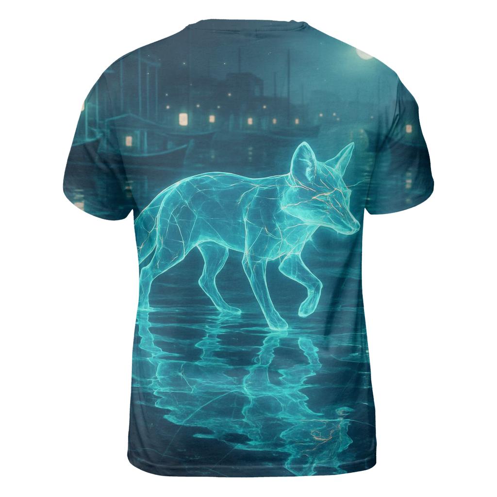 Hologram Harbor Fox statement graphic shirts