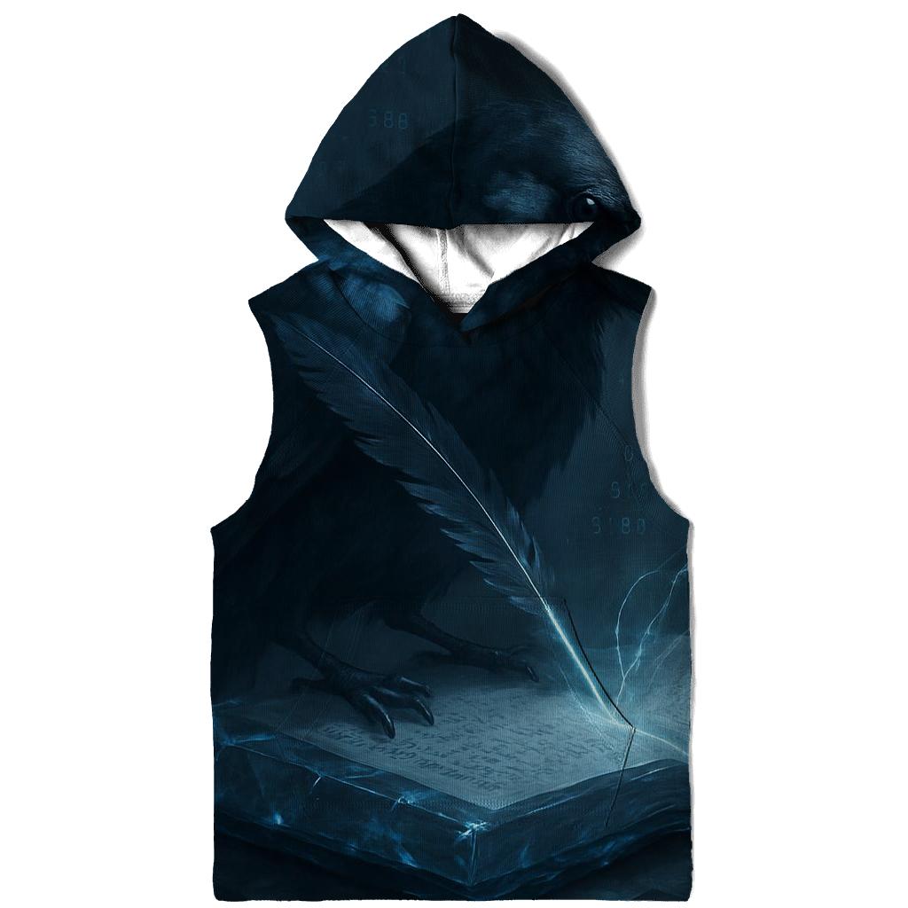 Crystal Ledger Raven designer hoodies