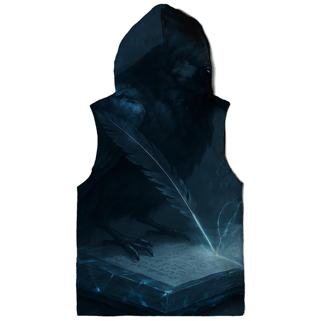 Crystal Ledger Raven designer hoodies