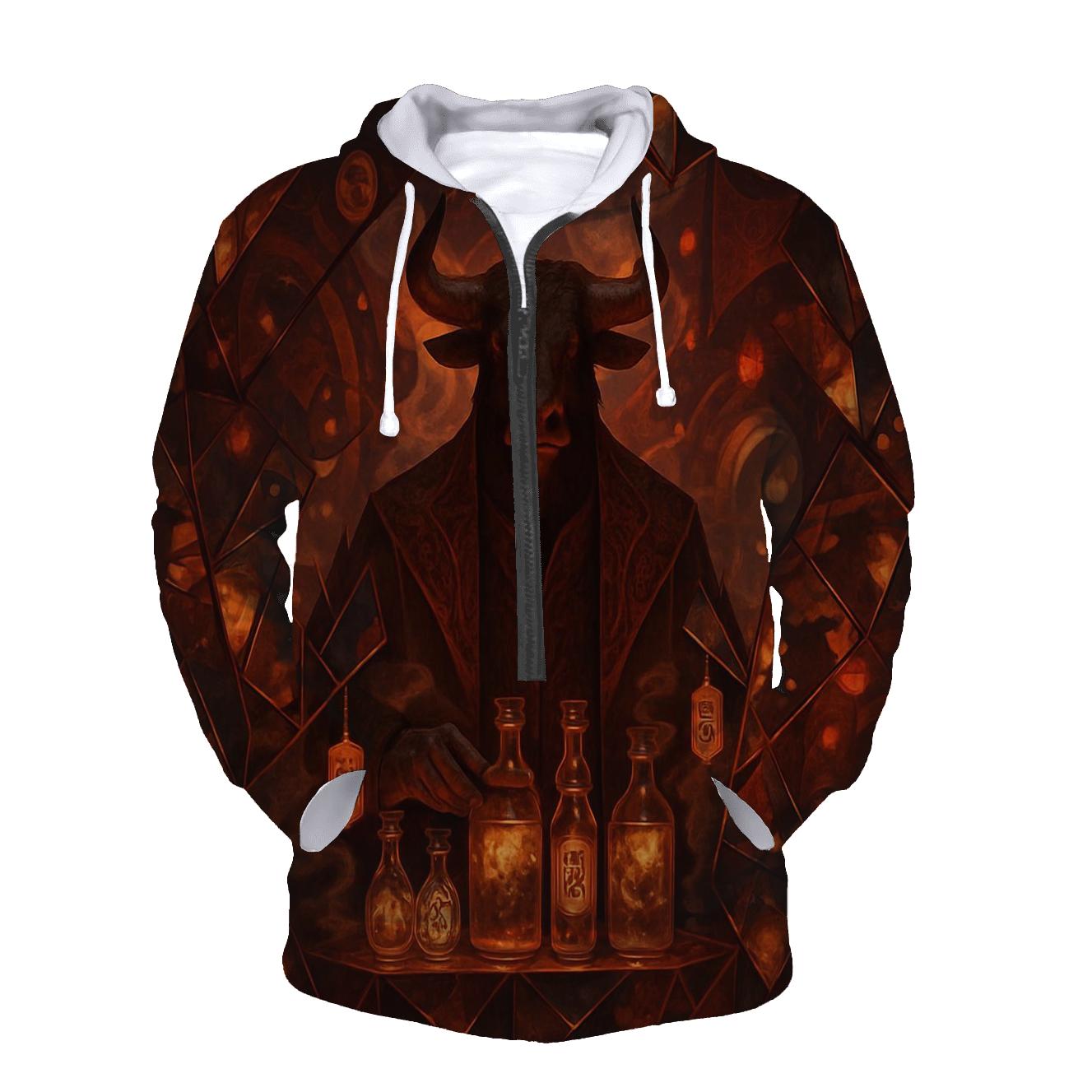 Mirror Market Minotaur graphic hoodies
