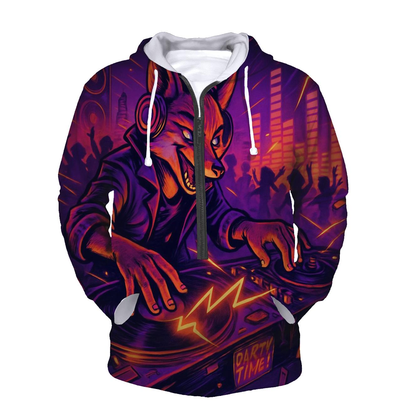 Voltage Vulpine DJ hoodies fashion