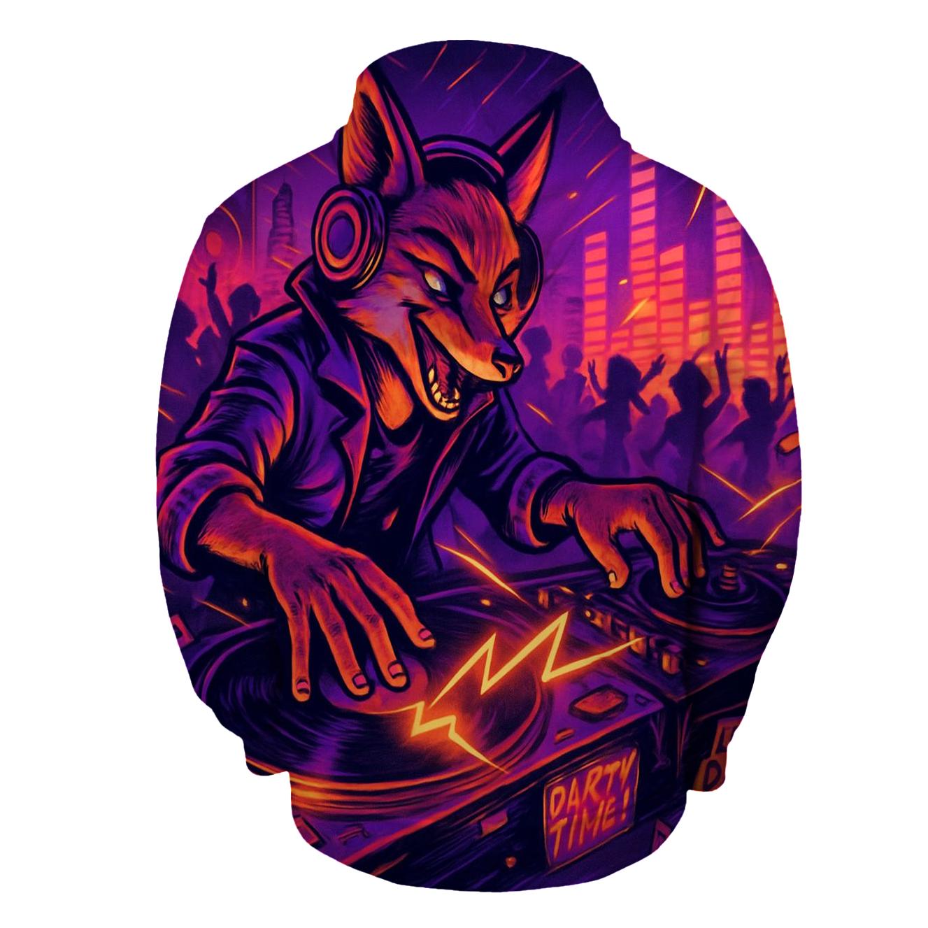 Voltage Vulpine DJ hoodies fashion