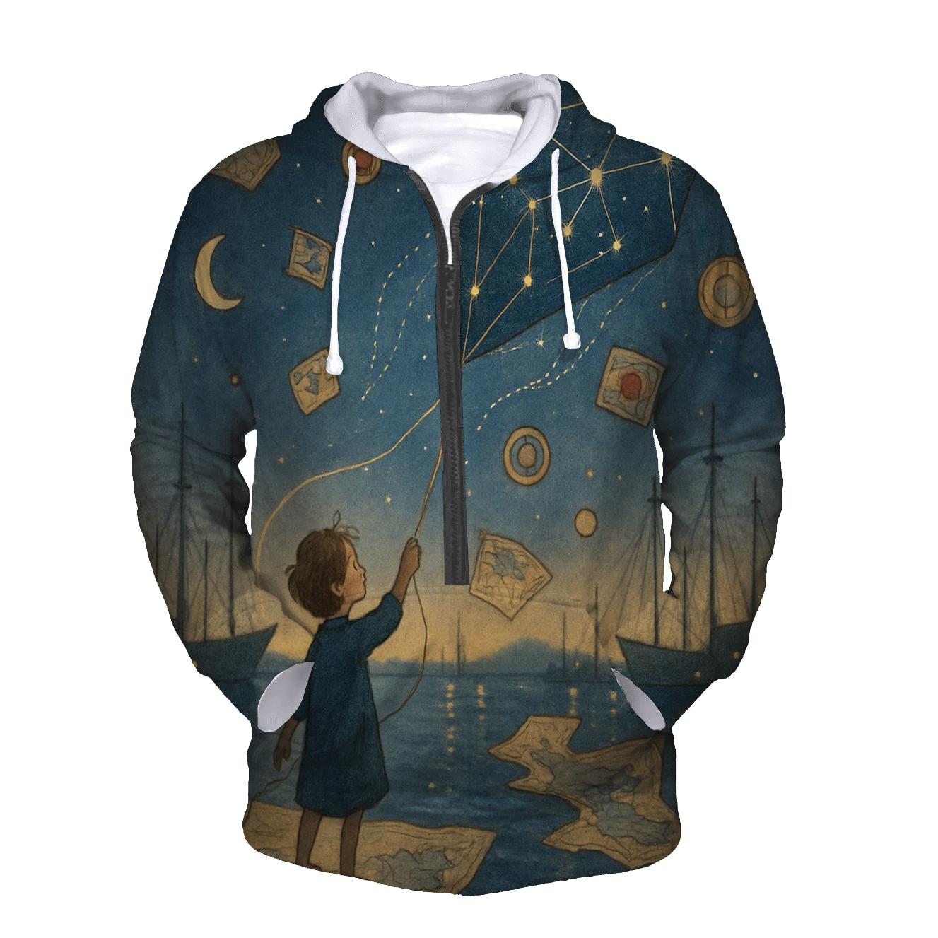 Astral Kite Cartographer graphic hoodies