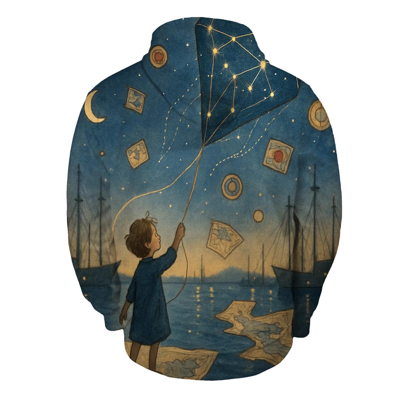 Astral Kite Cartographer graphic hoodies