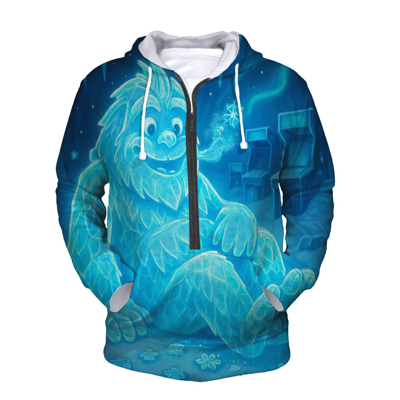 Frosted Neon Yeti custom hoodies
