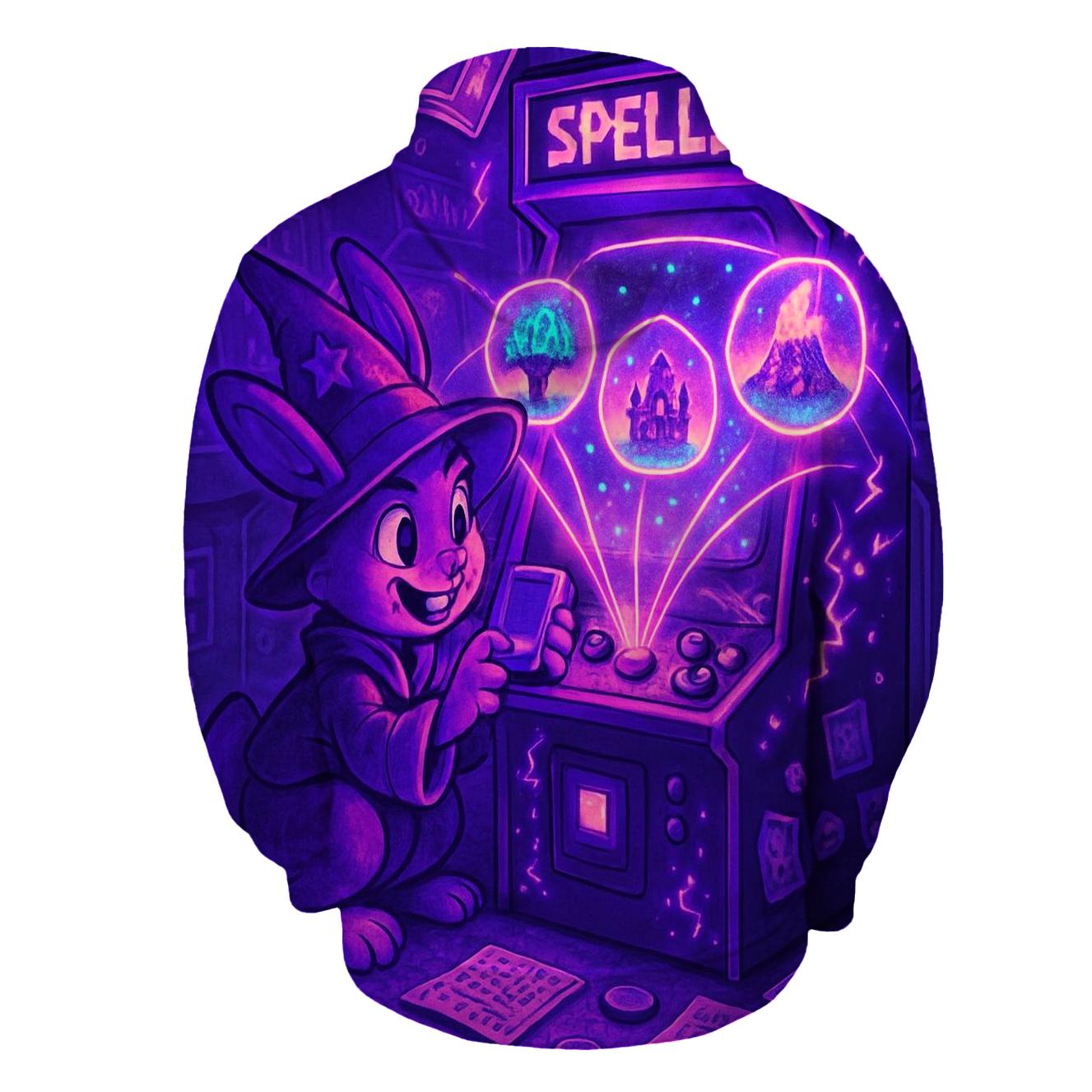 Arcane Arcade Rabbit printed hoodies