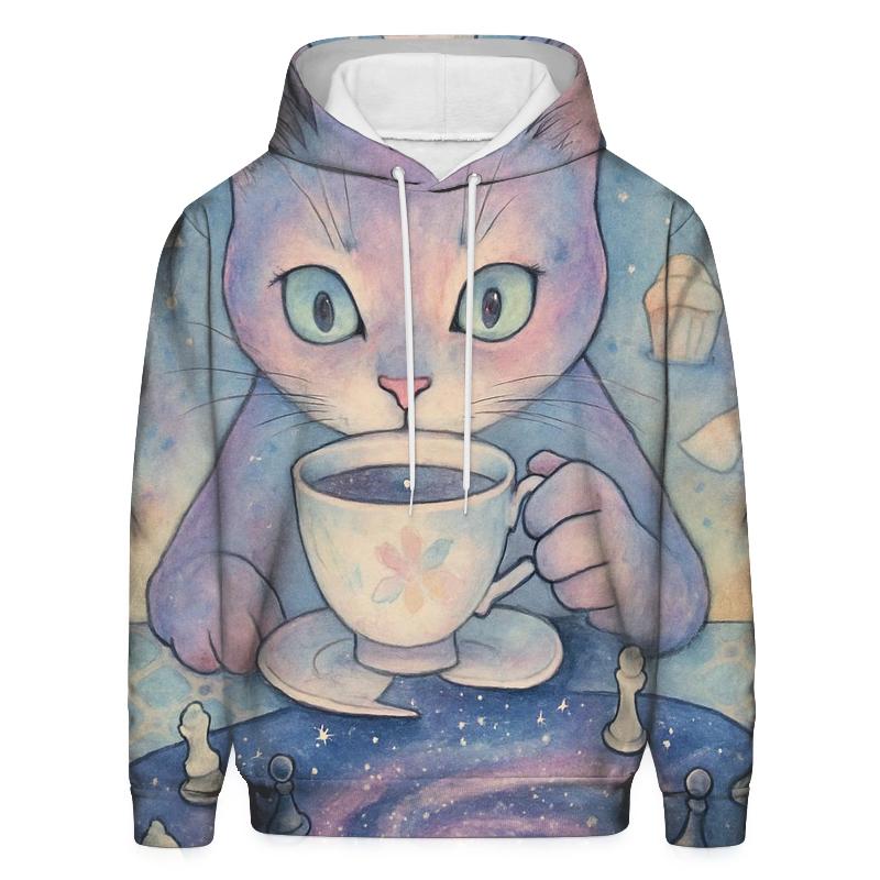 Quantum Tea Cat heavyweight hoodies