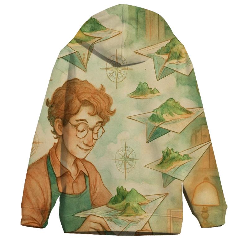 Paper Plane Cartographer hoodie styles