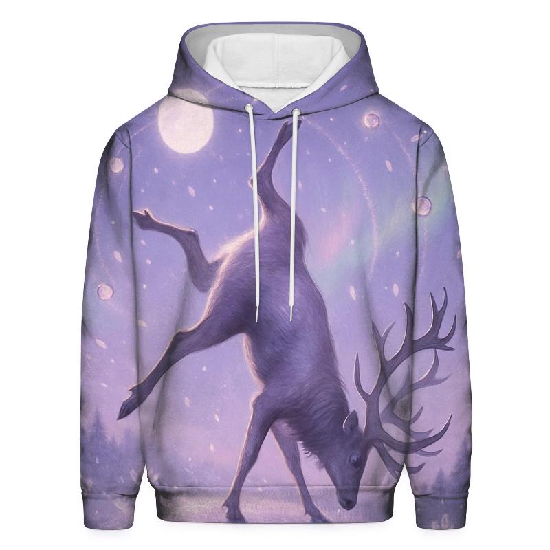 Moonlight Cartwheel Elk pullover hoodies