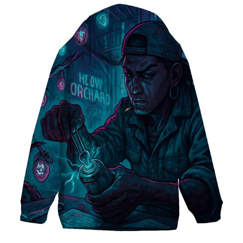 Neon Orchard Mechanic custom hoodies