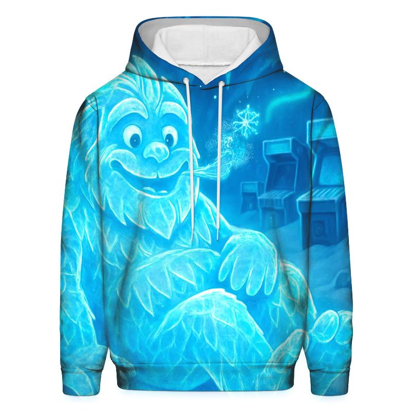 Frosted Neon Yeti heavyweight hoodies