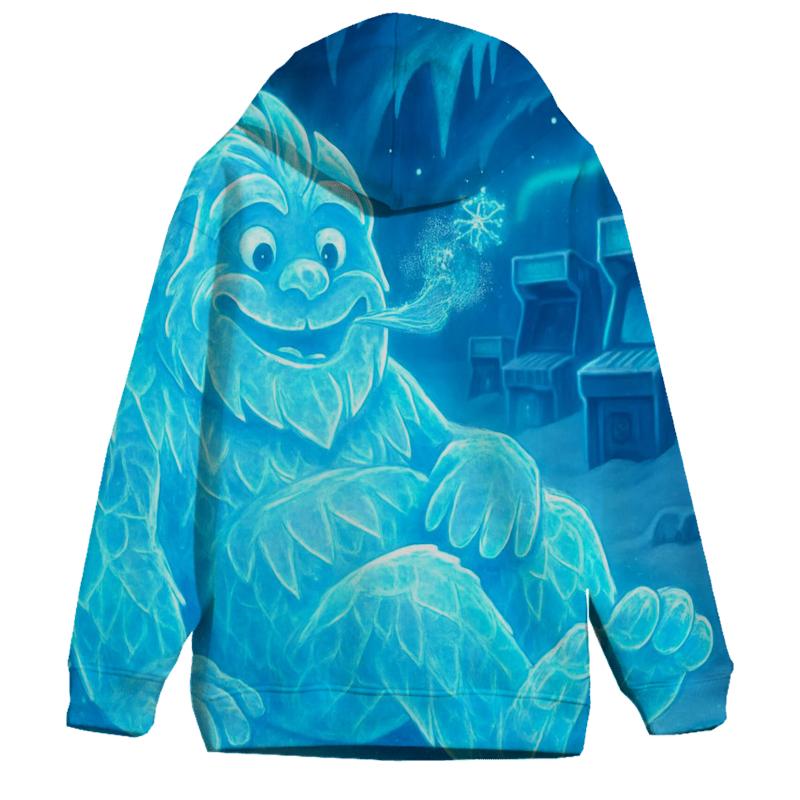 Frosted Neon Yeti heavyweight hoodies