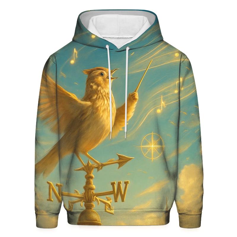 Gilded Skylark Conductor embroidered hoodies