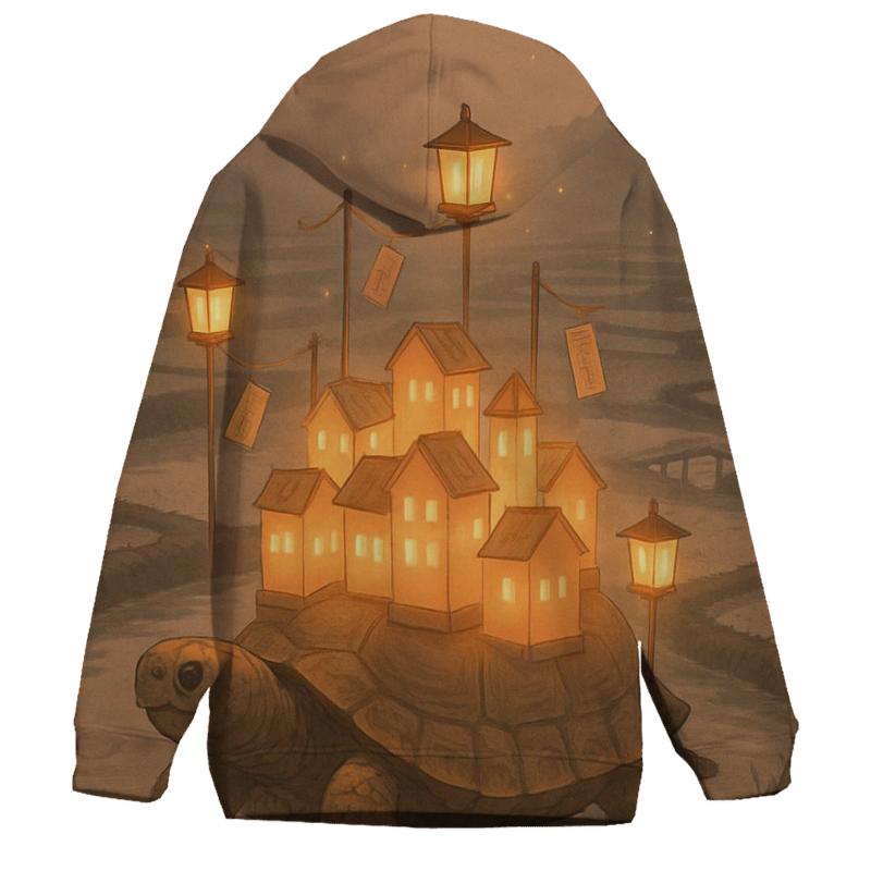 Paper Lantern Tortoise pullover hoodies